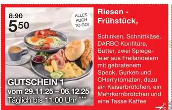 Möbelzentrum Pforzheim Riesen - frühstück Angebot