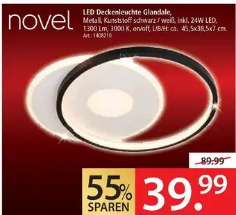 Zurbrüggen Novel led deckenleuchte glendale Angebot