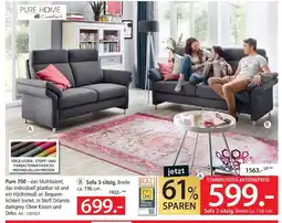 Zurbrüggen Pure home comfort sofa 2-sitzig Angebot