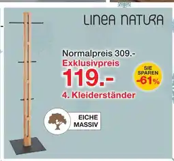 Möbelzentrum Pforzheim Linea natura kleiderständer Angebot