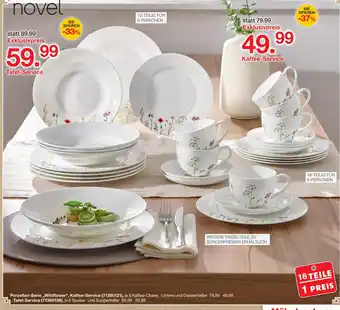 Möbelzentrum Pforzheim Novel porzellan-serie 'wildflower' tafel-service Angebot