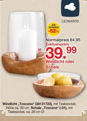 Möbelzentrum Pforzheim Leonardo windlicht toscana Angebot