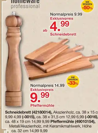 Möbelzentrum Pforzheim Homeware professional schneidebrett Angebot
