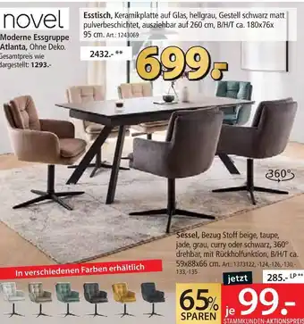 Zurbrüggen Novel esstisch Angebot