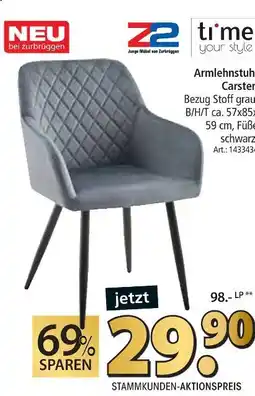 Zurbrüggen Z2, time your style armlehnstuhl carsten Angebot