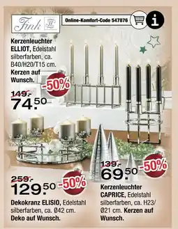 Ostermann Fink kerzenleuchter elliot Angebot