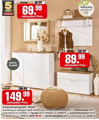 Segmüller Schuhschrank Angebot