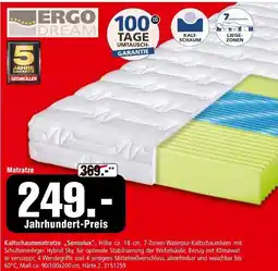 Segmüller Ergo dream kaltschaummatratze sensolux Angebot