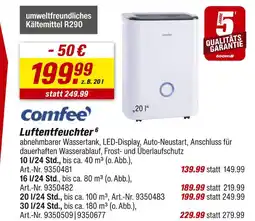toom Baumarkt Comfee luftentfeuchter 10 l/24 std Angebot