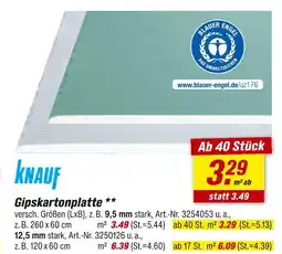 toom Baumarkt Knauf gipskartonplatte Angebot