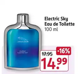 Rossmann Jaguar electric sky eau de toilette Angebot