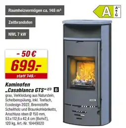 toom Baumarkt Kaminofen „casablanca gts“ 2/3 Angebot