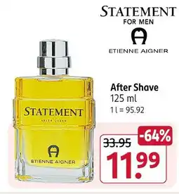 Rossmann Etienne aigner statement after shave Angebot