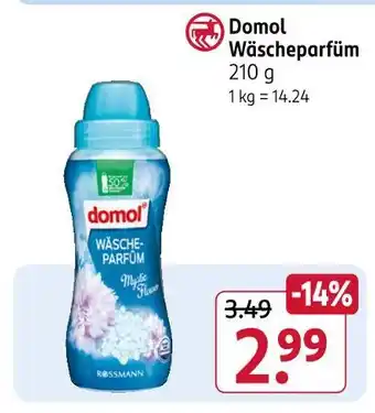 Rossmann Domol wäscheparfüm mystic flower Angebot