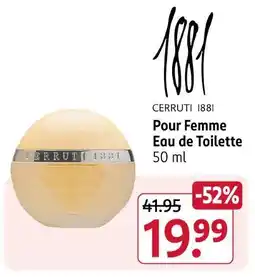 Rossmann Cerruti 1881 pour femme eau de toilette Angebot