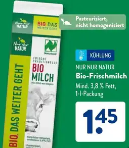 Aldi Süd NUR NUR NATUR Bio-Frischmilch Angebot