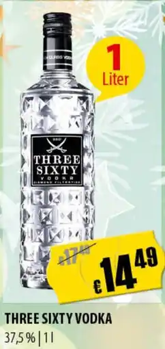 FreeOneShop Three sixty vodka Angebot