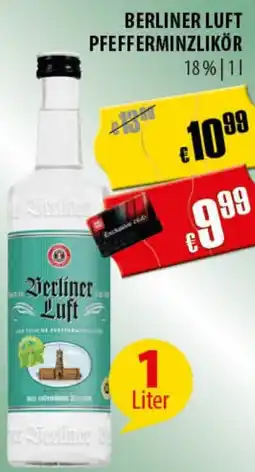 FreeOneShop Berliner luft pfefferminzlikör Angebot