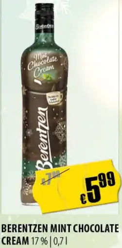 FreeOneShop Berentzen mint chocolate cream Angebot