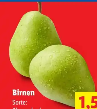 Lidl Birnen Alexander Lucas Angebot