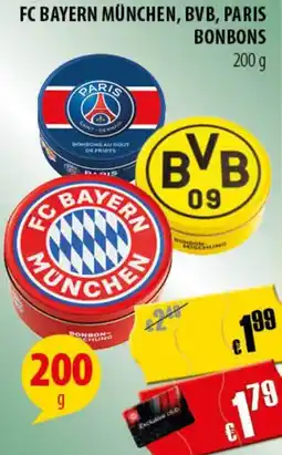 FreeOneShop Fc bayern münchen, bvb, paris bonbons Angebot