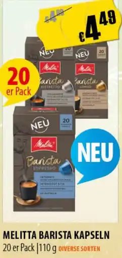FreeOneShop Melitta barista kapseln Angebot