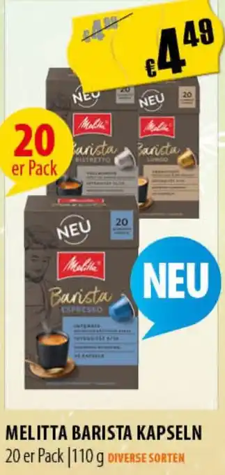 FreeOneShop Melitta barista kapseln Angebot