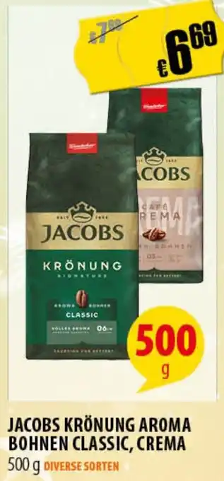 FreeOneShop Jacobs krönung aroma bohnen classic, crema Angebot