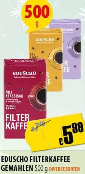 FreeOneShop Eduscho filterkaffee gemahlen Angebot
