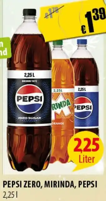 FreeOneShop Pepsi zero, mirinda, pepsi Angebot