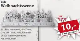 Sonderpreis Baumarkt LED Weihnachtsszene Angebot