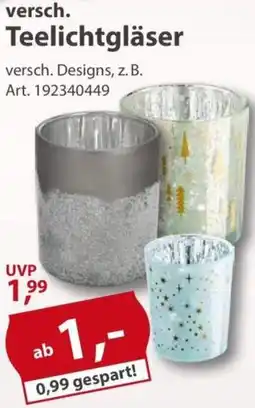 Sonderpreis Baumarkt versch. Teelichtgläser Angebot