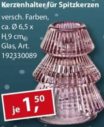 Sonderpreis Baumarkt Kerzenhalter für Spitzkerzen Angebot