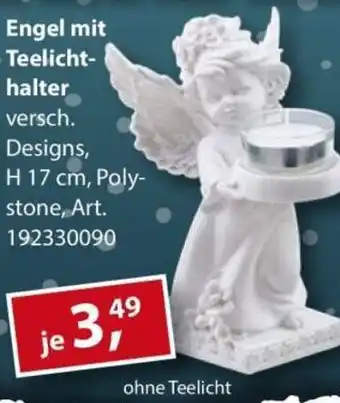 Sonderpreis Baumarkt Engel mit Teelichthalter Angebot