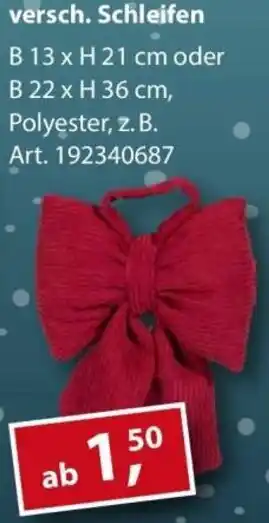 Sonderpreis Baumarkt versch. Schleifen Angebot