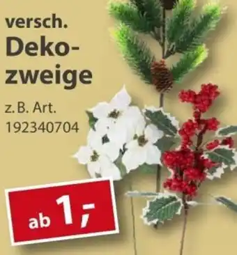 Sonderpreis Baumarkt versch. Dekozweige Angebot