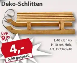 Sonderpreis Baumarkt Deko-Schlitten Angebot