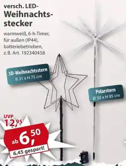 Sonderpreis Baumarkt versch. LED Weihnachtsstecker Angebot