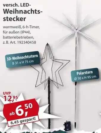 Sonderpreis Baumarkt versch. LED Weihnachtsstecker Angebot