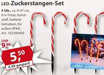 Sonderpreis Baumarkt LED-Zuckerstangen-Set Angebot