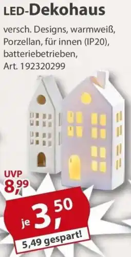 Sonderpreis Baumarkt LED-Dekohaus Angebot