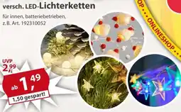 Sonderpreis Baumarkt versch. LED-Lichterketten Angebot