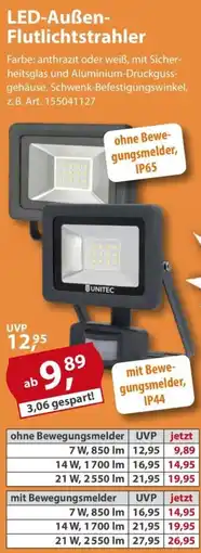 Sonderpreis Baumarkt LED-Außen- Flutlichtstrahler Angebot