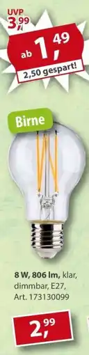 Sonderpreis Baumarkt LED- Birnen Angebot