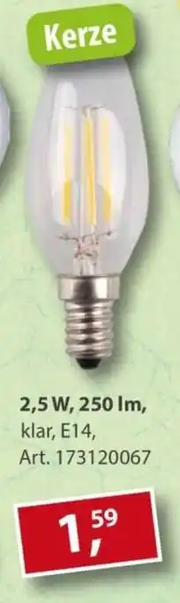Sonderpreis Baumarkt LED- Kerze Angebot