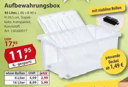 Sonderpreis Baumarkt Aufbewahrungsbox Angebot