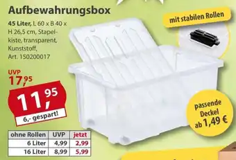 Sonderpreis Baumarkt Aufbewahrungsbox Angebot
