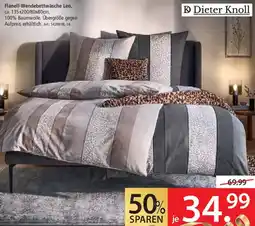 Zurbrüggen Dieter Knoll Flanell-Wendebettwäsche Leo Angebot