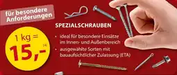 Sonderpreis Baumarkt Spezialschrauben Angebot