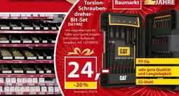 Sonderpreis Baumarkt Torsion- Schrauben- dreher- Bit-Set Angebot
